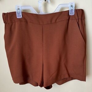 Nine West Mid Rise Brown Woman’s Shorts